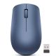 Lenovo 530 Wireless Mouse (Abyss Blue): Ambidextrous, Ergonomic Mouse, Up to 8 Million clicks for Left and Right Buttons, Optical Sensor 1200 DPI