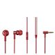 Redmi Hi-Resolution Audio Wired Earphone with Mic (Black, in The Ear) Red