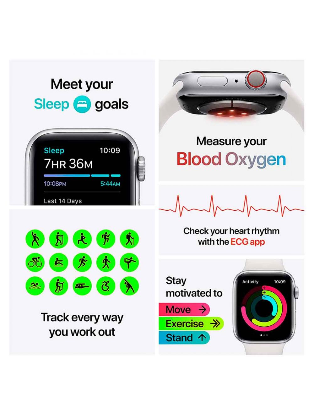 Buy Apple Series 6 Blue Aluminium case Deep Navy sport band