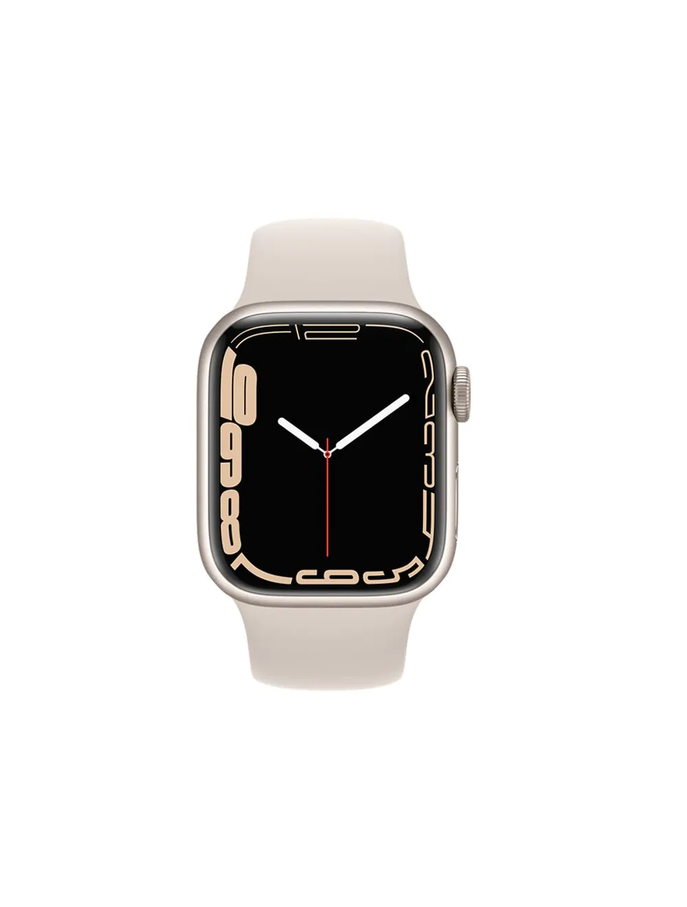 Apple Watch Series (45mm) Starlight Aluminium Case with Sport Band (GPS+ Cellular)