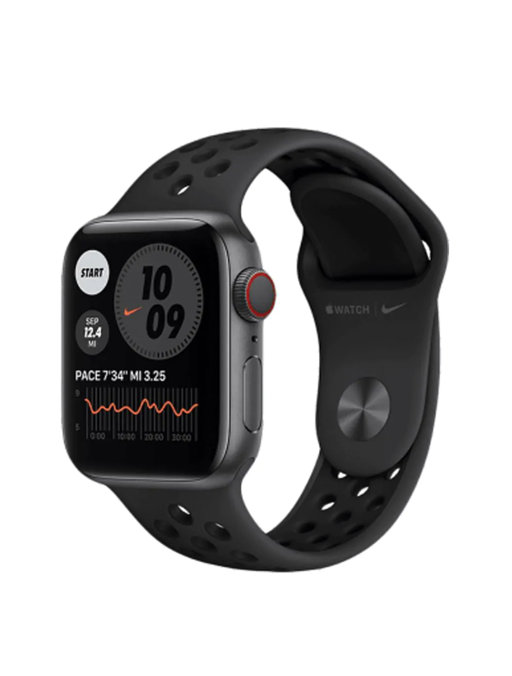 Apple Watch SE Nike (GPS+Cellular,40mm) Space Gray Aluminium Case With  Anthracite/Black Nike Sport Band MG013HN/A
