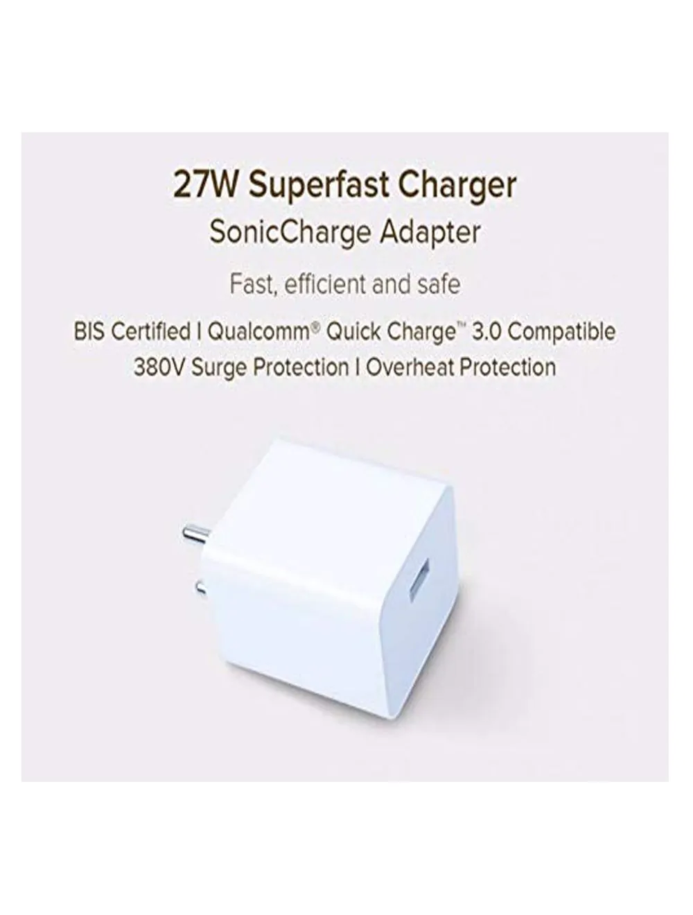 Mi 27W Superfast Charger (Sonic Charge Adapter)