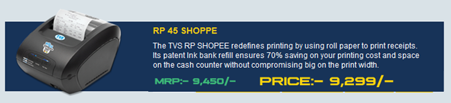 RP 45 SHOPPE thermal printer price - Placewell Retail