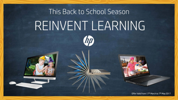 Reinvent Learning : HP Laptop Offer 2017