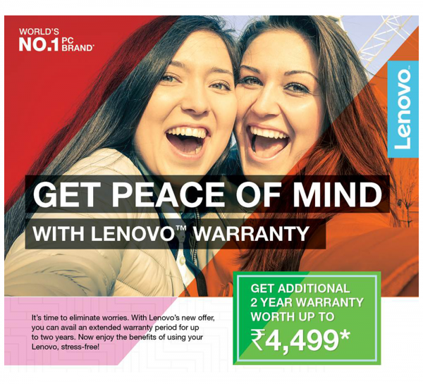 Lenovo Peace of Mind Offer - Placewell Retail